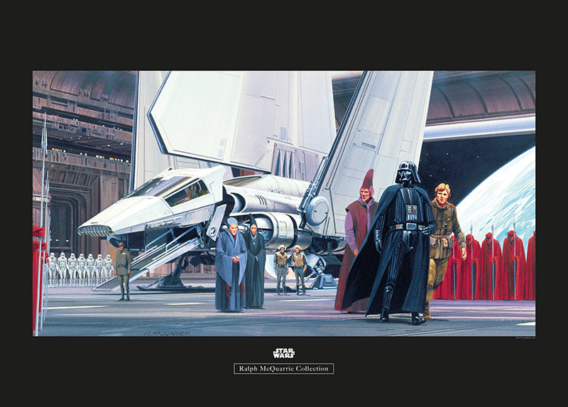 Wandbild - Star Wars Classic RMQ Death Star Shuttle Dock