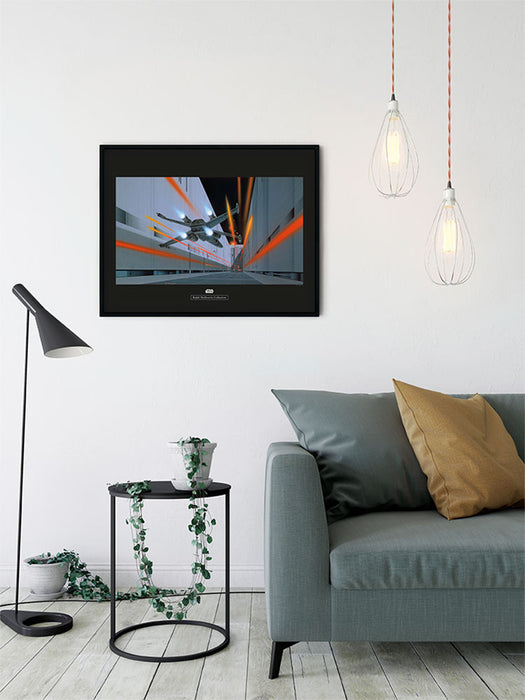 Komar NEU | Wandbild - Star Wars Classic RMQ Death Star Trench - Größe 50 x 40 cm