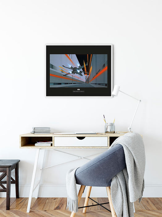 Komar NEU | Wandbild - Star Wars Classic RMQ Death Star Trench - Größe 70 x 50 cm