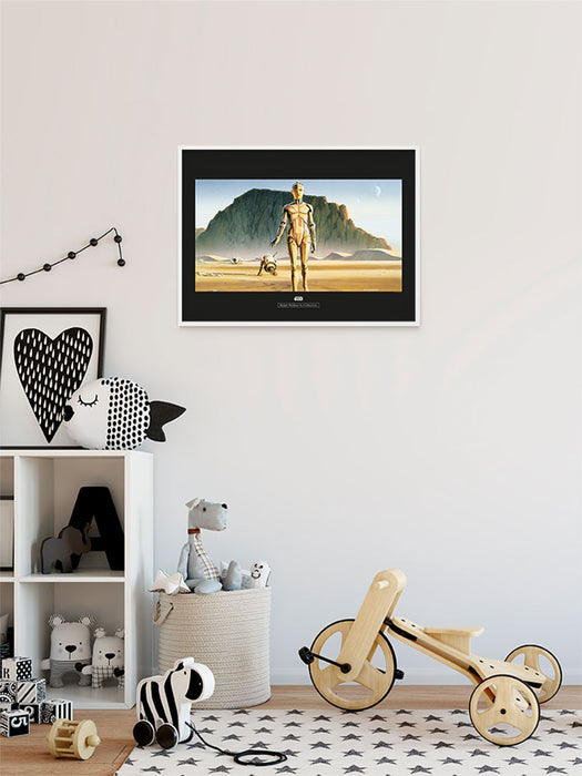 Komar NEU | Wandbild - Star Wars Classic RMQ Droids - Größe 40 x 30 cm