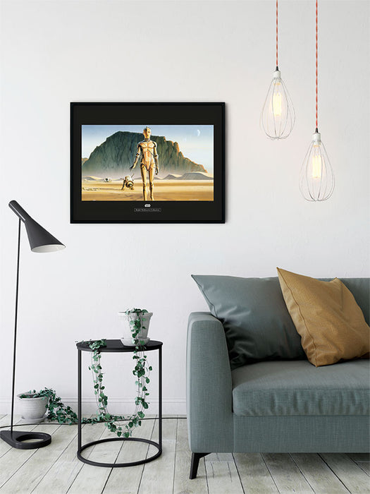 Komar NEU | Wandbild - Star Wars Classic RMQ Droids - Größe 70 x 50 cm