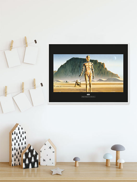 Komar NEU | Wandbild - Star Wars Classic RMQ Droids - Größe 40 x 30 cm