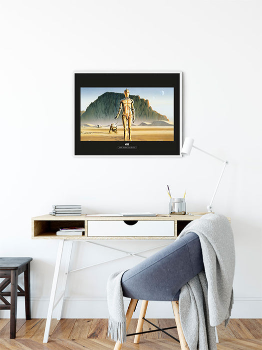 Komar NEU | Wandbild - Star Wars Classic RMQ Droids - Größe 70 x 50 cm