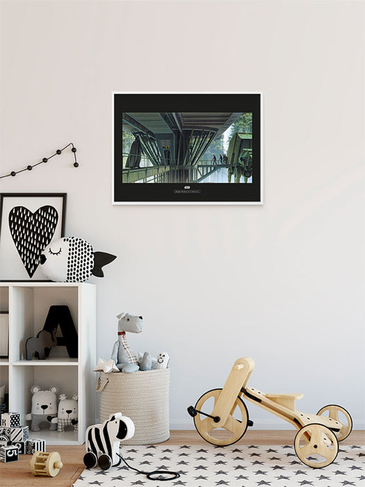 Wandbild - Star Wars Classic RMQ Endor Dock