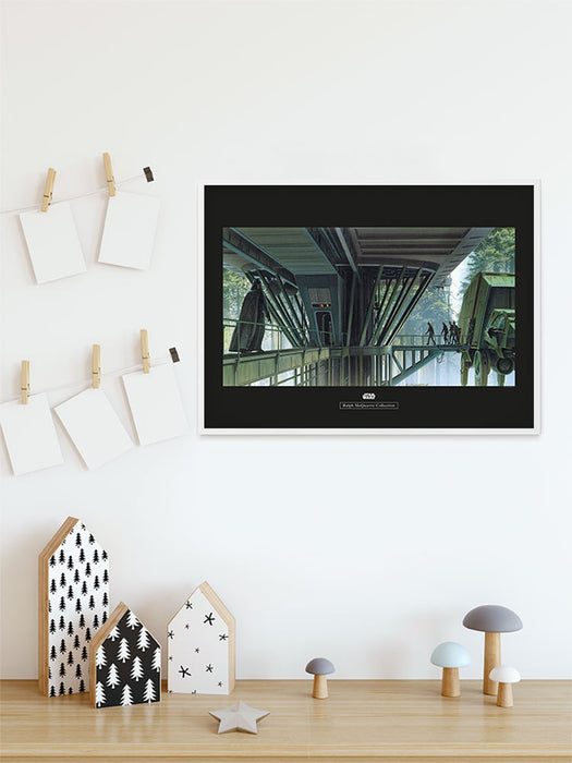 Komar NEU | Wandbild - Star Wars Classic RMQ Endor Dock - Größe 50 x 40 cm