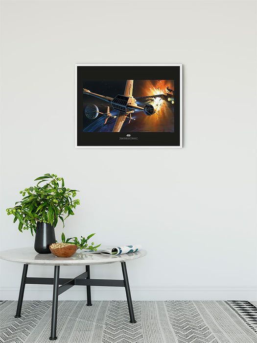 Komar NEU | Wandbild - Star Wars Classic RMQ Endor Orbit War - Größe 70 x 50 cm