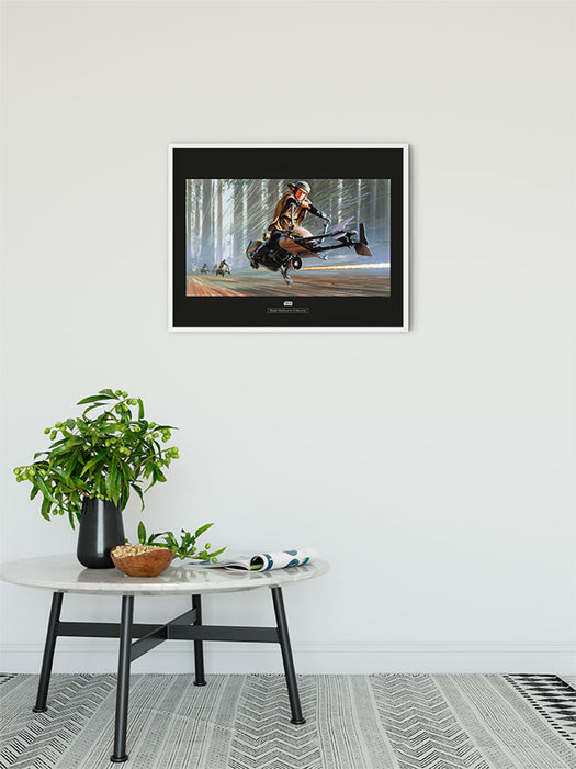 Komar NEU | Wandbild - Star Wars Classic RMQ Endor Speeder - Größe 70 x 50 cm
