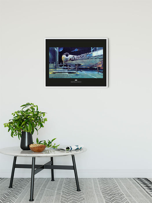 Wandbild - Star Wars Classic RMQ Falcon Hangar