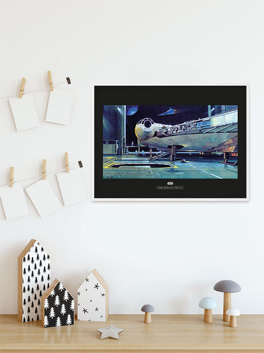 Wandbild - Star Wars Classic RMQ Falcon Hangar