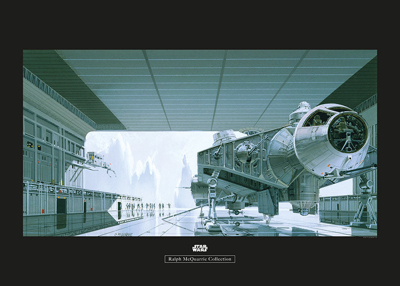 Wandbild - Star Wars Classic RMQ Hangar Shuttle