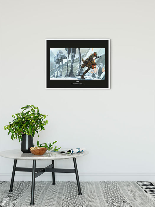 Komar NEU | Wandbild - Star Wars Classic RMQ Hoth Battle Ground - Größe 50 x 40 cm