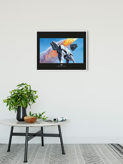 Wandbild - Star Wars Classic RMQ Hoth Battle AT-AT