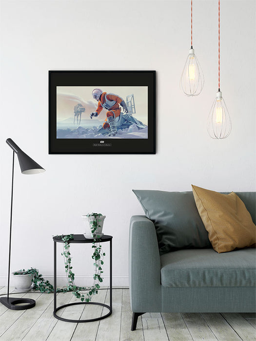 Komar NEU | Wandbild - Star Wars Classic RMQ Hoth Battle Pilot - Größe 70 x 50 cm