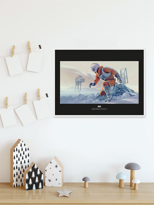 Komar NEU | Wandbild - Star Wars Classic RMQ Hoth Battle Pilot - Größe 40 x 30 cm