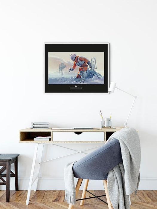 Komar NEU | Wandbild - Star Wars Classic RMQ Hoth Battle Pilot - Größe 70 x 50 cm