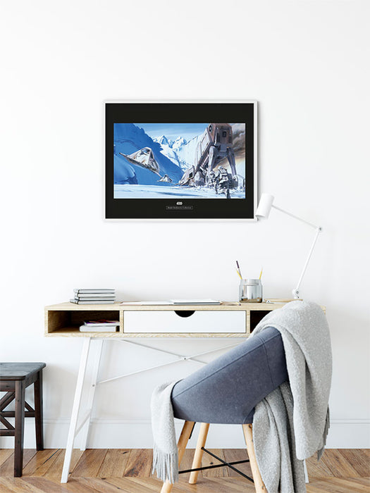 Komar NEU | Wandbild - Star Wars Classic RMQ Hoth Battle Snowspeeder - Größe 70 x 50 cm