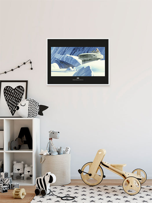 Komar NEU | Wandbild - Star Wars Classic RMQ Hoth Echo Base - Größe 70 x 50 cm