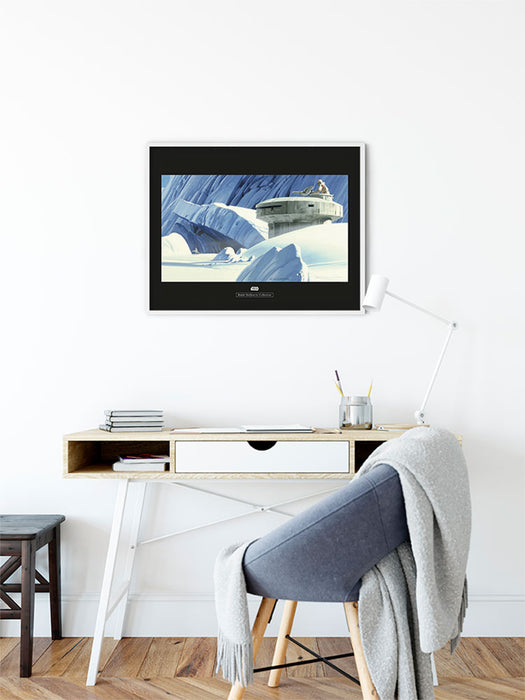 Komar NEU | Wandbild - Star Wars Classic RMQ Hoth Echo Base - Größe 50 x 40 cm
