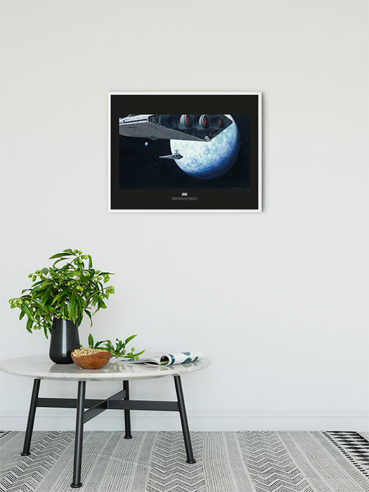 Komar NEU | Wandbild - Star Wars Classic RMQ Hoth Orbit - Größe 50 x 40 cm