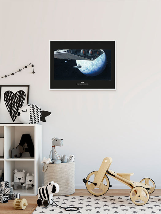 Komar NEU | Wandbild - Star Wars Classic RMQ Hoth Orbit - Größe 70 x 50 cm