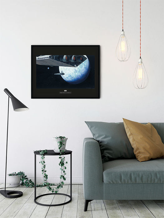 Komar NEU | Wandbild - Star Wars Classic RMQ Hoth Orbit - Größe 40 x 30 cm