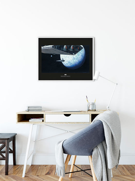 Komar NEU | Wandbild - Star Wars Classic RMQ Hoth Orbit - Größe 50 x 40 cm