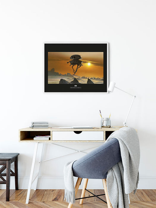 Komar NEU | Wandbild - Star Wars Classic RMQ Hoth Probe Droid - Größe 40 x 30 cm