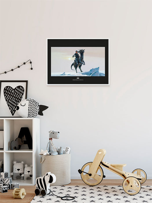 Komar NEU | Wandbild - Star Wars Classic RMQ Hoth Tauntaun - Größe 40 x 30 cm