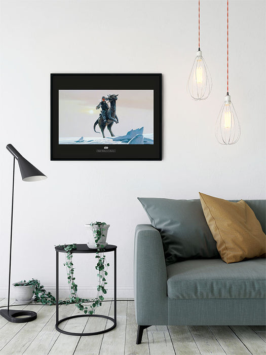 Komar NEU | Wandbild - Star Wars Classic RMQ Hoth Tauntaun - Größe 50 x 40 cm