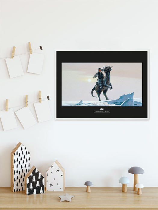 Komar NEU | Wandbild - Star Wars Classic RMQ Hoth Tauntaun - Größe 40 x 30 cm