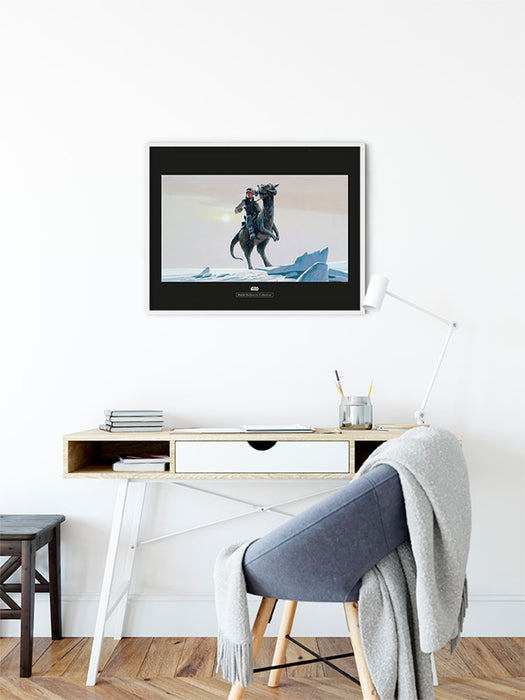 Komar NEU | Wandbild - Star Wars Classic RMQ Hoth Tauntaun - Größe 50 x 40 cm