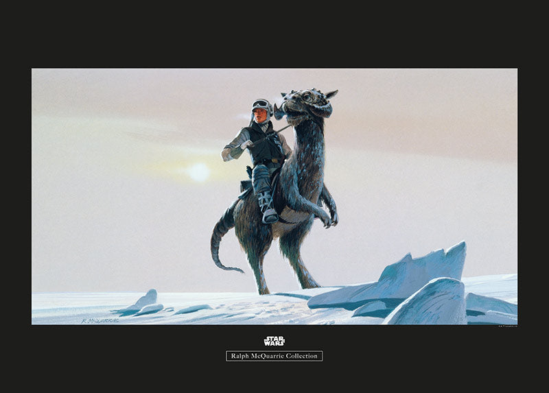 Komar NEU | Wandbild - Star Wars Classic RMQ Hoth Tauntaun - Größe 70 x 50 cm