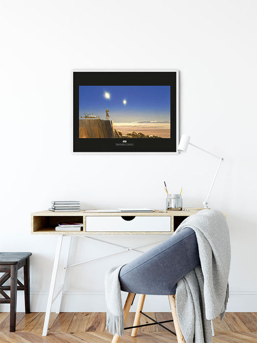 Komar NEU | Wandbild - Star Wars Classic RMQ Mos Eisley Edge - Größe 70 x 50 cm