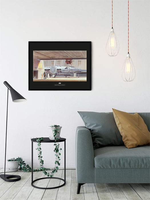 Wandbild - Star Wars Classic RMQ Mos Eisley Hangar