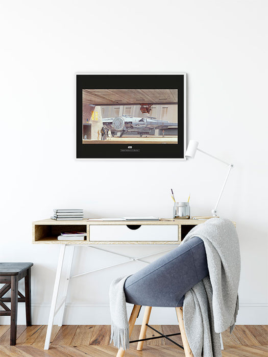 Komar NEU | Wandbild - Star Wars Classic RMQ Mos Eisley Hangar - Größe 40 x 30 cm