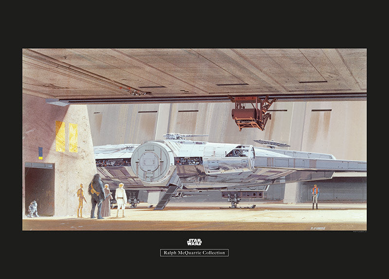 Wandbild - Star Wars Classic RMQ Mos Eisley Hangar