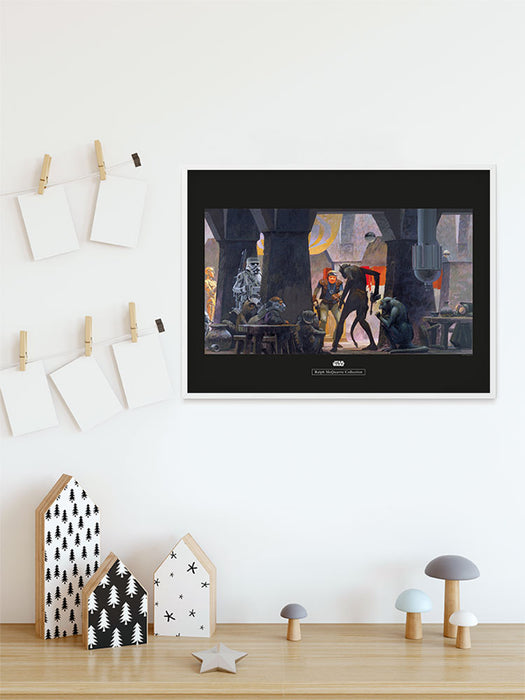 Komar NEU | Wandbild - Star Wars Classic RMQ Mos Eisley Streets - Größe 40 x 30 cm