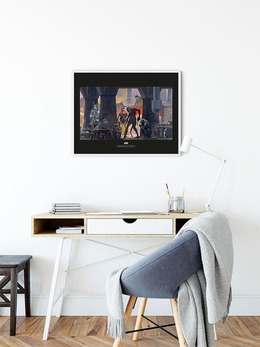 Komar NEU | Wandbild - Star Wars Classic RMQ Mos Eisley Streets - Größe 50 x 40 cm