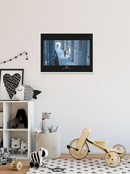 Komar NEU | Wandbild - Star Wars Classic RMQ Prison Elevator - Größe 70 x 50 cm