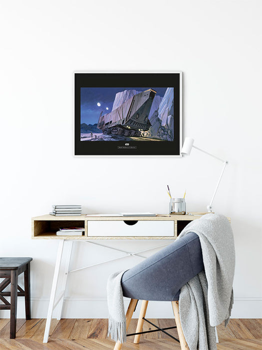 Komar NEU | Wandbild - Star Wars Classic RMQ Sandcrawler - Größe 40 x 30 cm