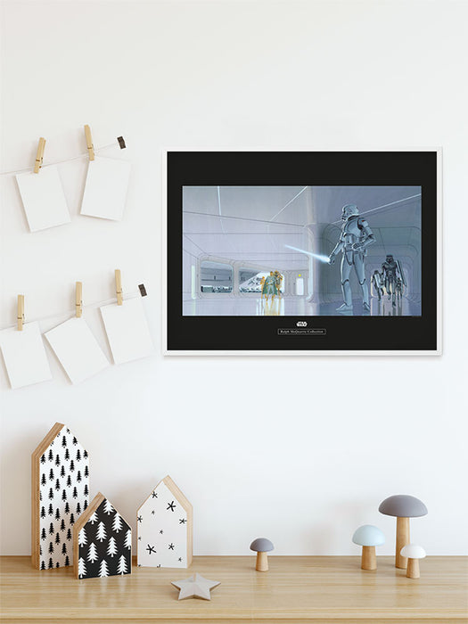 Komar NEU | Wandbild - Star Wars Classic RMQ Stormtrooper Hallway - Größe 40 x 30 cm