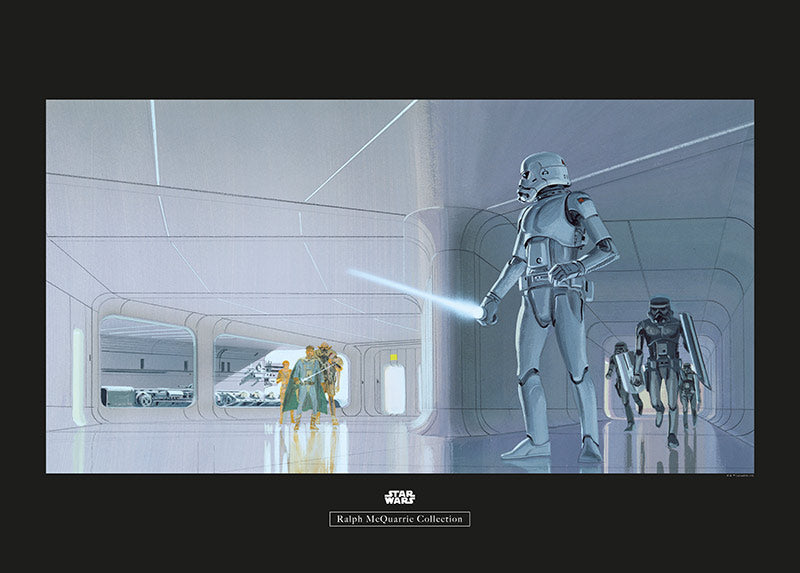Wandbild - Star Wars Classic RMQ Stormtrooper Hallway