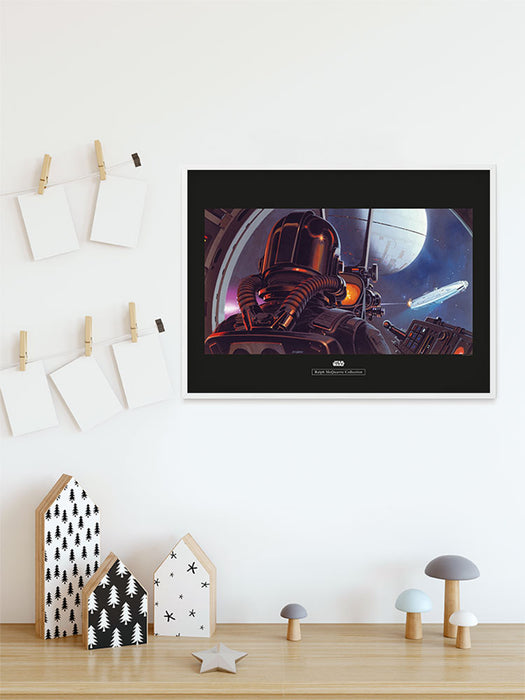 Komar NEU | Wandbild - Star Wars Classic RMQ TIE-Fighter Pilot - Größe 50 x 40 cm