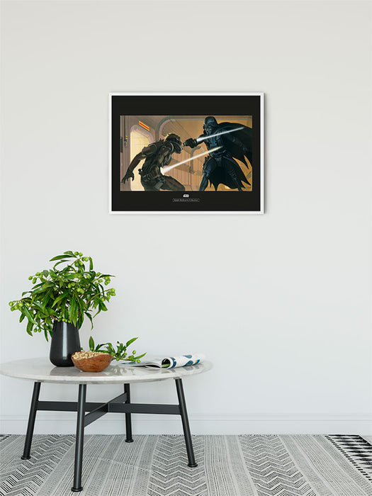 Wandbild - Star Wars Classic RMQ Vader Luke Hallway