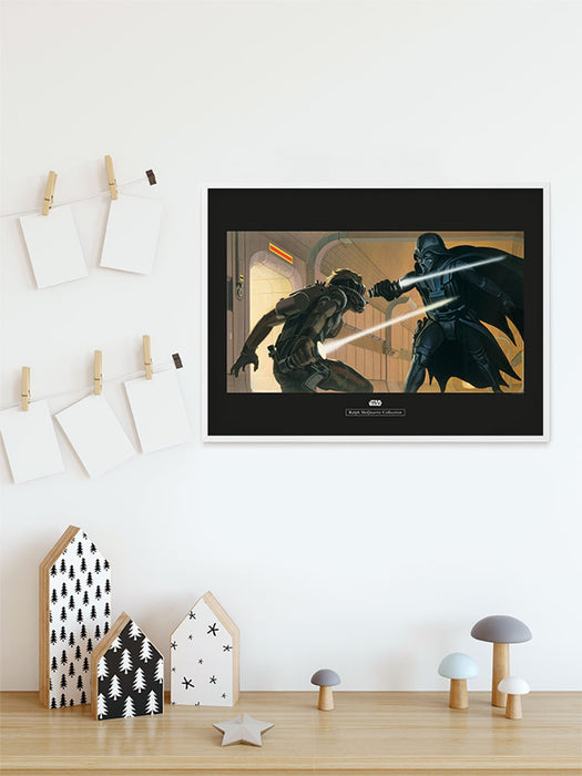Wandbild - Star Wars Classic RMQ Vader Luke Hallway