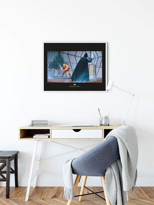 Wandbild - Star Wars Classic RMQ Vader Luke Carbonit Room