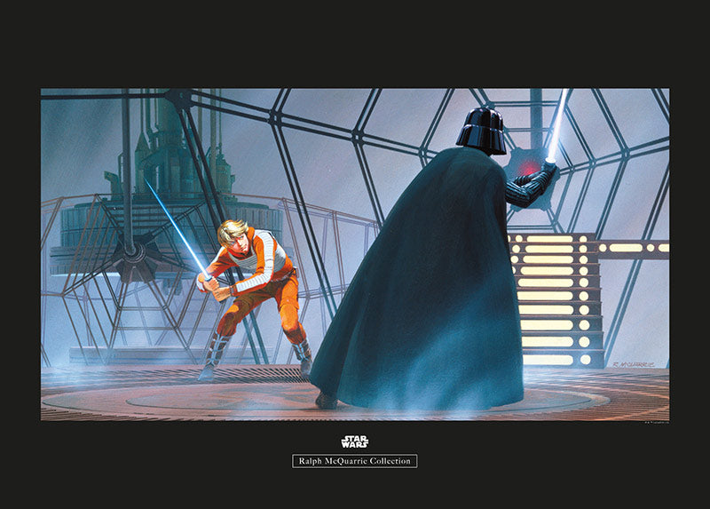 Wandbild - Star Wars Classic RMQ Vader Luke Carbonit Room