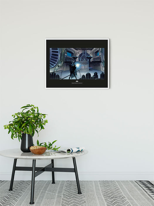 Wandbild - Star Wars Classic RMQ Vader Luke Throneroom