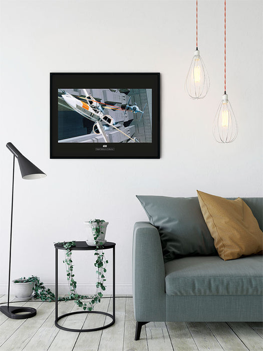 Wandbild - Star Wars Classic RMQ X-Wing vs TIE-Fighter