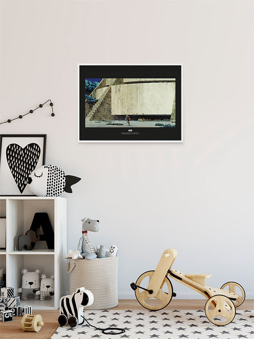 Komar NEU | Wandbild - Star Wars Classic RMQ Yavin Temple - Größe 40 x 30 cm